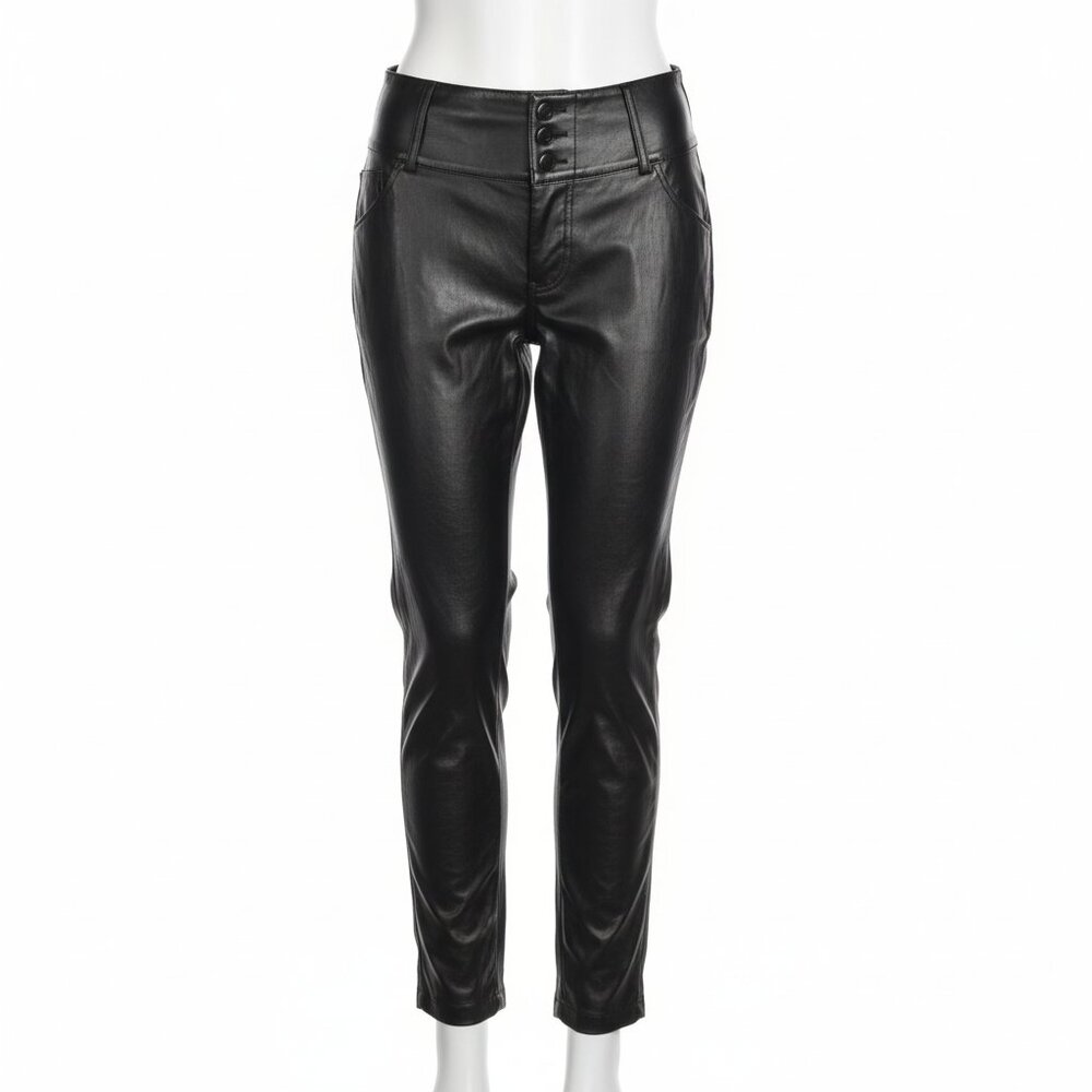 Maxdole pleather pants Women's  Size Large Mob Wife, Grundge